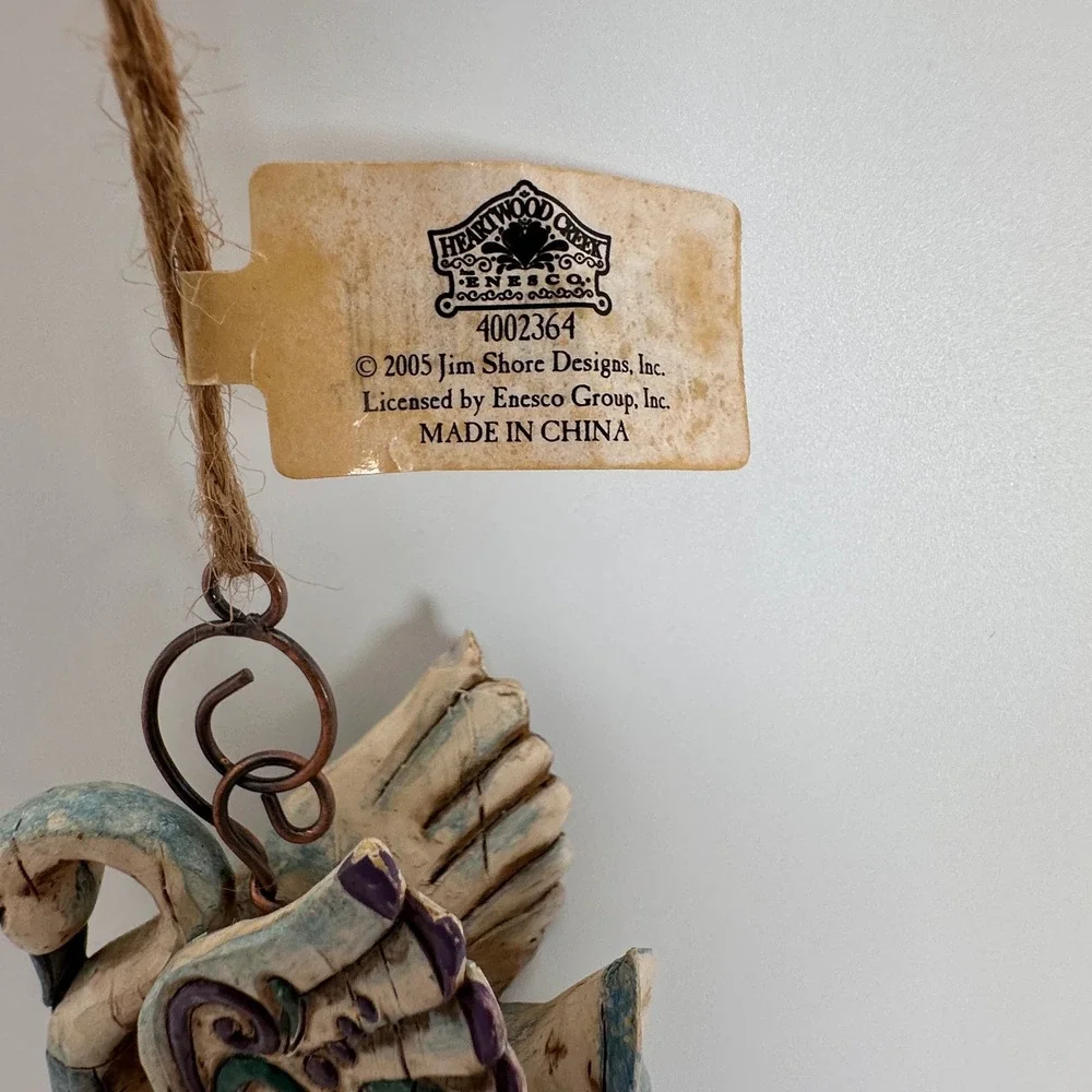 7 Swans Swimming Jim Shore Heartwood Creek 12 Days of Christmas Ornament 2005